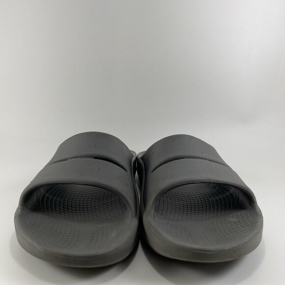 Oofos Ooahh Slide Sandals Womens Size 8 Gray Comfort Recovery Mens 6 Grey - Picture 2 of 9